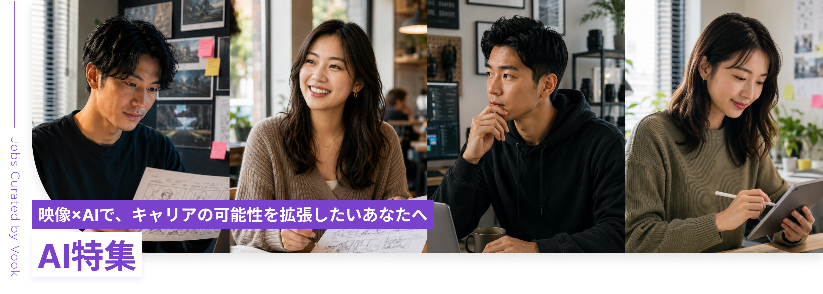 映像×AIで、キャリアの可能性を拡張したいあなたへ AI特集